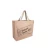 Import Customized printed logo laminated shopping tote jute bags with handle from China