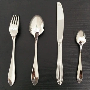 Cutlery set 18/10 Stainless steel Flatware Silverware set 4pcs