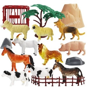 CYPRESS TOYS Factory Custom PVC Animal Figures Set Plastic Animals Toy Set Animal Farm Toy