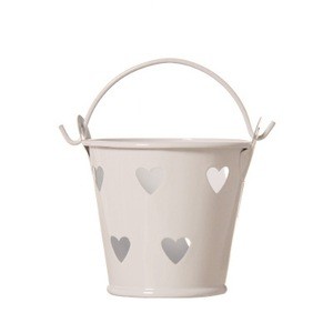 D-448 Wedding Party Candy Chocolate Box Metal Hollow Out Heart Shape Home Storage Mini Bucket