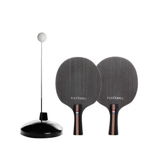DECOQ Ping Pong Paddle Bat Table Tennis Racket Set Table Tennis Training Equiment Flex Ball Set