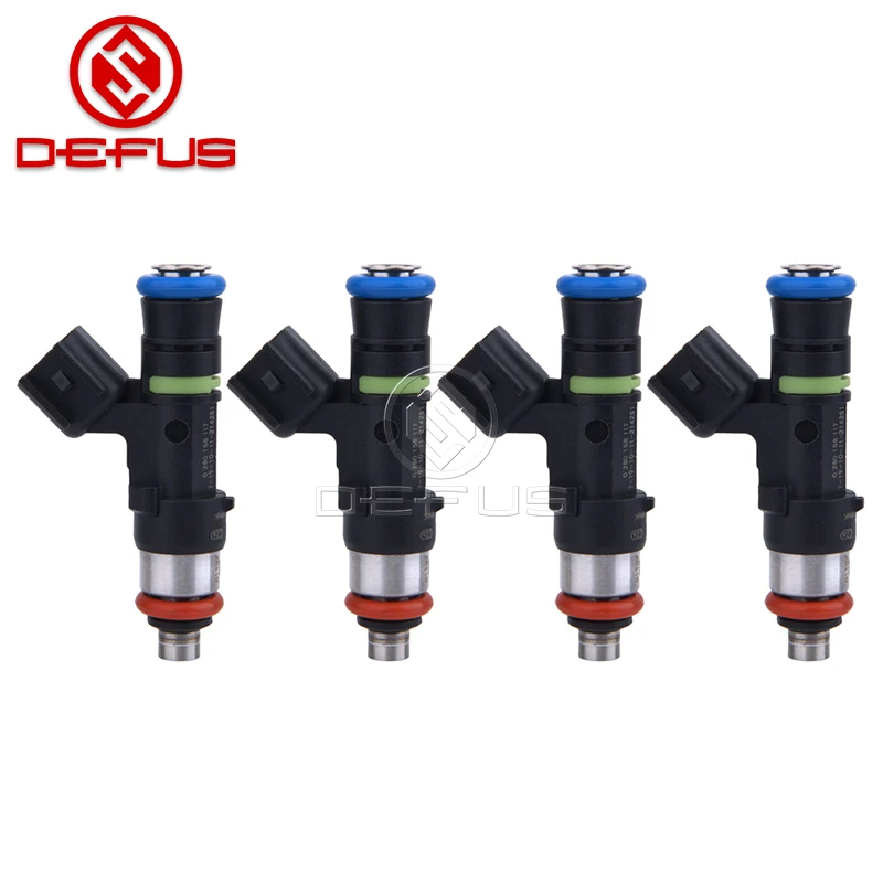 DEFUS Guangzhou auto parts fuel injector 7R3Z9F593AA petrol injection E85 0280158117 nozzle fuel