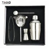 Deluxe Bar Shaker Set w/ Bartender Book Cocktail Mixer Mixing Glass Party Kit