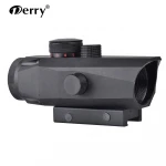 Deron  Rifle Scope 3X32 Prismatic scope with Mil Dot Laser Pointer Sight