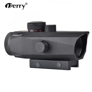 Deron  Rifle Scope 3X32 Prismatic scope with Mil Dot Laser Pointer Sight
