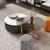 Import Designers Coffee Table Storage Space Glass Coffee Table Modern Round Glass Sectional Coffee Table Set from China