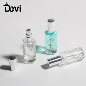 Devi Wholesale OEM ODM 10 ml  20ml Luxury Sprayer Atomizer Refillable Empty Glass Perfume Bottles