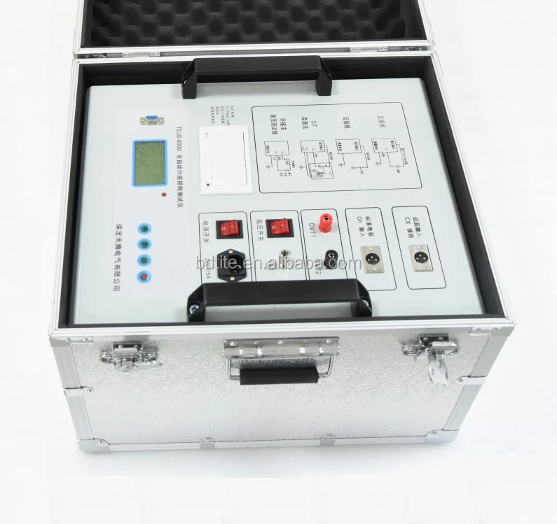 Dielectric Loss measuring instrument Anti-Interference Different Frequency Tangent Delta Tester
