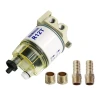 diesel oil water separator fuel filter marine R12T S3240 120AT NPT ZG1/4-19 water fuel filter for 3/8-inch NPT Outboard Motor