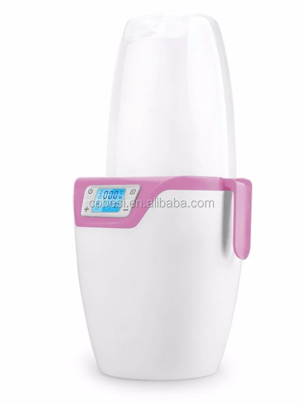 Digital operate LCD display pre-heat Single-Bottle Warmer and sterilizer and egg boiler for baby feeding bottle