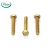 Import DIN933 M4 solid brass hex head bolt from USA