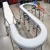 Import DLTE  Ellipse Semicircle Circular  Modular Plastic /SS304 Stain Steel  Belt  Rubber PU PVC Conveyor from China