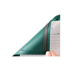 Document Holder - Window Frame Style - Magnetic - Holds Letter-Size Pages - PVC Plastic - R282M