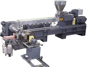 Double Screw Pelletizer for Plastic Recycled Film Material PP PE Granulator Line