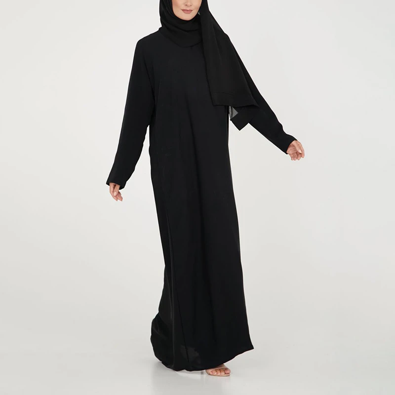 Dubai Fashion Women Muslim Long-sleeve Corset Casual Dress Islamic Ladies Flower Abaya Cardigan std1048
