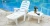 Import durable beach white plastic sun lounger from China