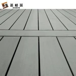 Durable white anticorrosive wood-plastic compound decorative outdoor deck floor