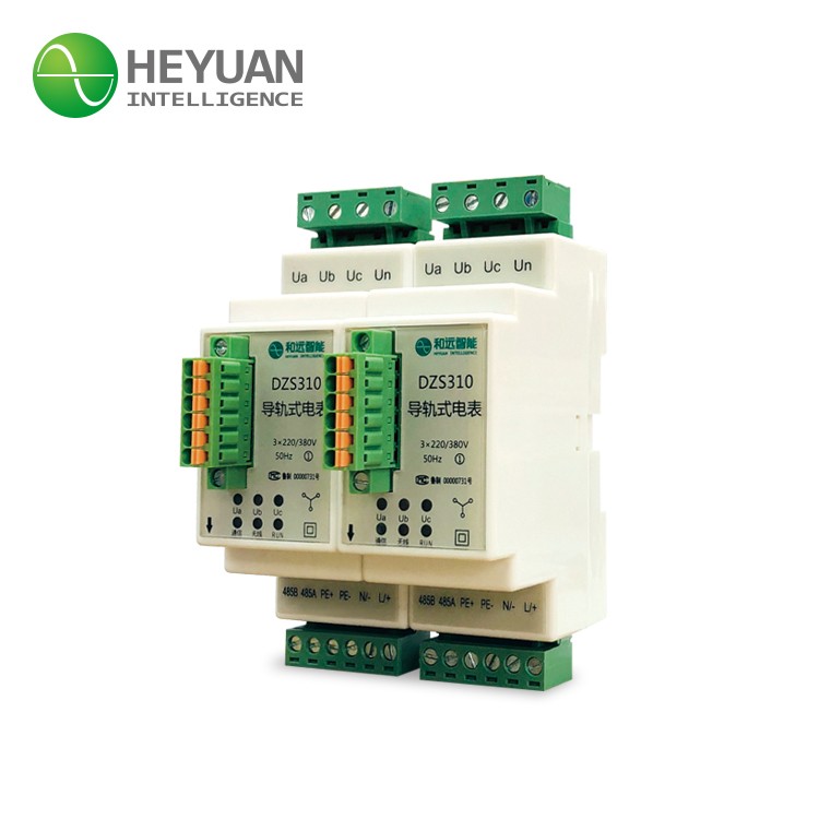 DZS310 Single Phase Smart Din Rail Kwh Meter Three Phase Energy Meter Connection