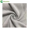 Eco-friendly Knit Bamboo Cotton 4x4 Ribbed Stretch Bamboo Rib Fabric For Clothing