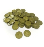 Educational toy 98pcs Max set /Teaching Values Plastic Coins Set/U.S. dollar money toy