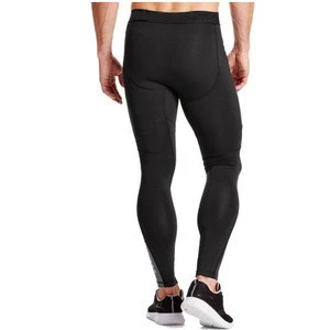 Elastic tight fitted sport trousers men high crane sports pants