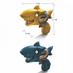 Electric Fighting Sound Gun Toy Dinosaur Shaped Machine Gun BO Eight Sounds Gun