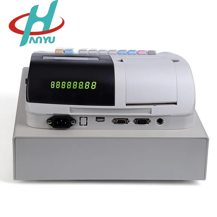 electronic cash register white color in POS system A5