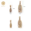 Elfic Hot selling jewelry gold plated Virgin Mary Pendant Necklace