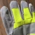 Import en388 en420 Fluorescent Yellow Cowhide Leather Safety Reflective Gloves CE from China