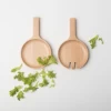 Environmental friendly beech wood kitchen cooking high quality wooden serving spoons