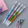 Erasable Cartoon Eraser and Multi Colorful Scented Cute Fancy Plastic Gel Ink Temperature Pen Stationery Series