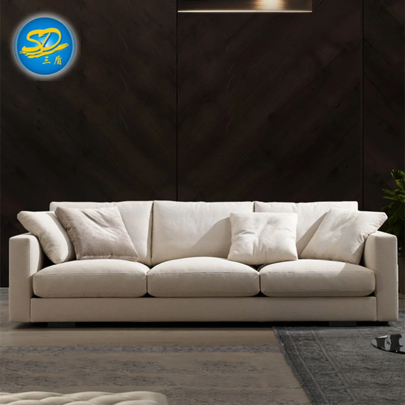Europe contracted contemporary sitting room double small sofa