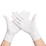 Examination Latex Gloves Nitrile Sky blue thicken Disposable Gloves