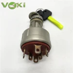 Excavator Ignition Key Starter Switch With Keys OEM 08086-20000 For  PC200-1-2-3-5