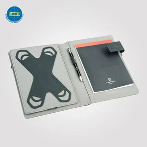 expand Power Bank Tablet Protfolio Leather with ring binder/USB