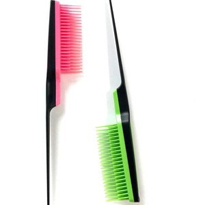 Extension Scalp Massage Brush Small Comb Boar Bristle Paddle Hairbrush
