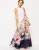 Import F20288A   digital printed evening dress with floral straps for foreign trade women for women from China