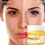 Facial Hidrat Cleansing Whitening Nourishing Facial Turmeric Clay Mask