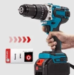 Factory 13mm 21V Cordless Brushless Rechargeable Electric Impact Drill Power Tools