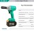 Import Factory direct supply good quality impact wrench cordless,cordless impact wrench, battery power driven wrench from China