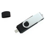 Factory direct supply otg usb flash drive 100% full capacity usb memory 8G 16G 32G 64G 128G 2 in 1 flash disk