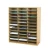 Import Factory Direct Wooden School Colors Edge Bookcases with Tray from China