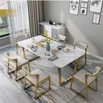 Factory hot sale fashion wholesale price coffee table set silver living room furniture