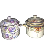 [Factory in stock] Enamel Household Stew Pot Bank Business Gift Steamer