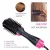 Import factory price  3 in1 1000W Multifunction Steam Hair Straightener Brush & Dry Hair from China