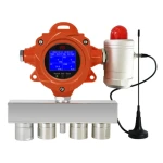 Factory Price Fixed HCL Ammonia SO2 H2S Gas Detector Alarm In One Unit Explosion Proof Chlorine Gas Analyzers