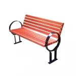 Factory price Outdoor WPC composite plastic wood public park bench