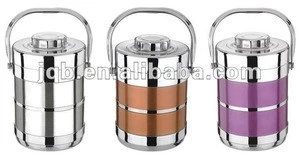 Factory price Stainless Steel coloured hand pot & Food carrier