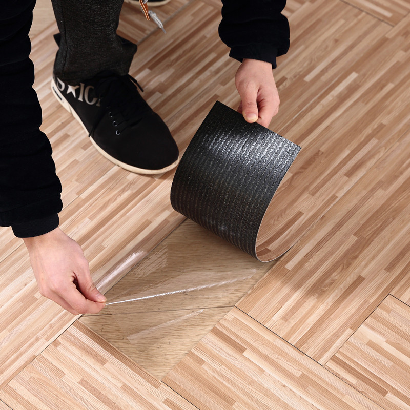 Factory Strong Self Adhesive PVC Flooring Peel and stick DIY PVC Vinyl Tile