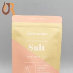 Factory supplier Aluminum Foil macadamia nuts Bag stand up kraft paper salt packing pouches zipper customer printing plastic bag